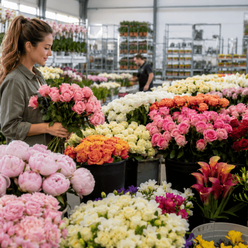 Cauți flori ieftine în București? Cumpără en-gros de la Flowers Market Holland Afumați