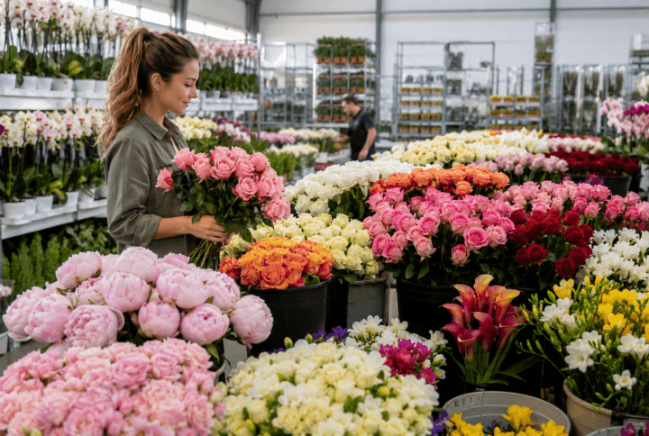 Cauți flori ieftine în București? Cumpără en-gros de la Flowers Market Holland Afumați
