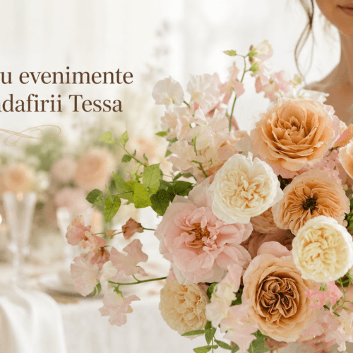 Flori pentru evenimente 2026: trandafirii Tessa, alegerea luxoasă pentru decoruri memorabile