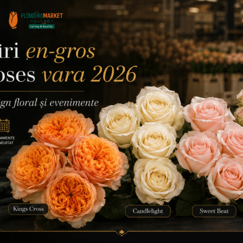 Trandafiri en-gros Tessa Roses vara 2026: noi tendințe în design floral și evenimente