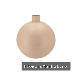 Fiore Sand Vase Bol Textured Iron 45x45x49cm Nm