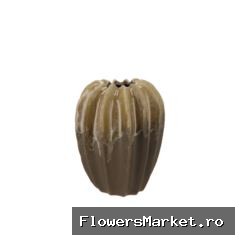 Dion Brown Vase Structure 14x14x15cm