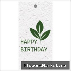 Labels Kaart Bio 5*10cm x10 Birthday