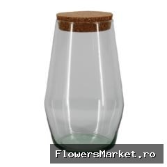 Glas Terrarium Eco Wieb d12/17*28cm