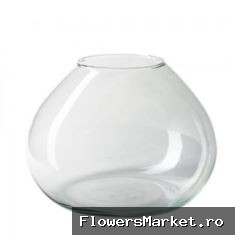 Glas Vaas Bol Dallas d23*20cm
