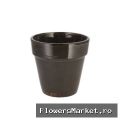 Ebbi Moss Black Pot Glaze 17x17cm Nm