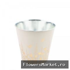 Zink Alossi pot d16*16cm