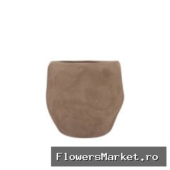 Lisboa Brown Pot 14x14x13cm Nm