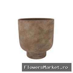 Florence Antique Bronze Pot Round 23x23x26cm