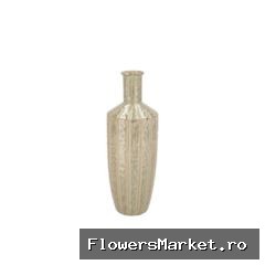 Sifan Green Vase Long 13x13x37cm Nm