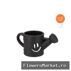 Chai Black Pot Can Ass 22x11x11cm Nm