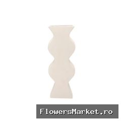Lisboa White Vase Bubbles 21x8x61cm Nm