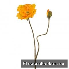 Kunstbloemen Papaver 74cm