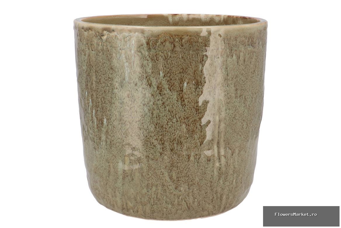 Iron Stone Sand Glazed Pot 24x23cm