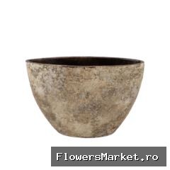 Batu Sand Oval Bowl 38x19x28cm