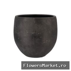 Bali Black Coal Pot 35x32cm