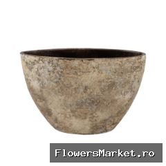 Batu Sand Oval Bowl 49x22x38cm