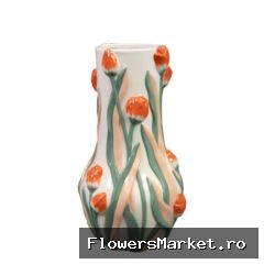 Keramiek Exclusief Jasmine vaas d14*27cm