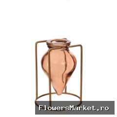 Glas Vaas Breeze in frame d08.5*11cm