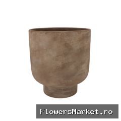 Florence Antique Bronze Pot Round 28x28x31cm