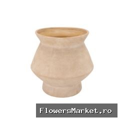 Florence Antique Gold Vase Round 31x31x30cm Nm