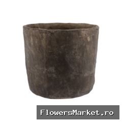 Iron Stone Grey Pot 30x28cm