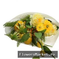 Kunstbloemen Boeket Sunrise 50cm