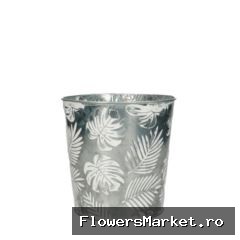 Zink Ted pot d14*14cm