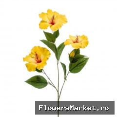Kunstbloemen Hibiscus 82cm