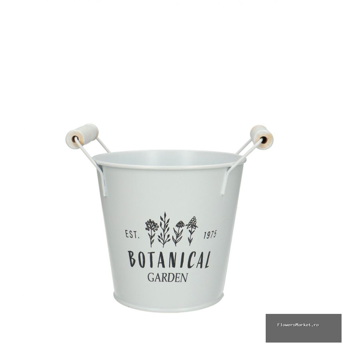 Zink Botanical pot d13*12cm