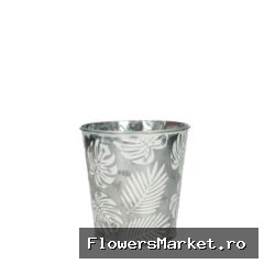 Zink Ted pot d12*12cm
