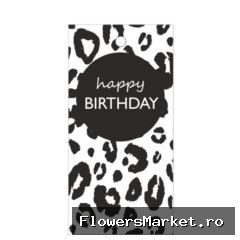 Labels Kaart 5*10cm x20 Happy Birthday