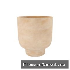Florence Antique Gold Pot Round 28x28x31cm Nm