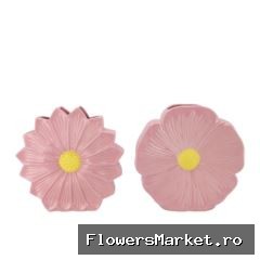 Bloom Old Pink Vase Daisy Ass 40x11x40cm