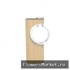 Glas Vaas Bol Dori d4*5/14.5cm