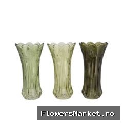 Delight Summer Green Mix Vase Tulip Ass 13x25cm Nm