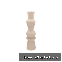 Lisboa Sand Vase Curves 20x20x72cm