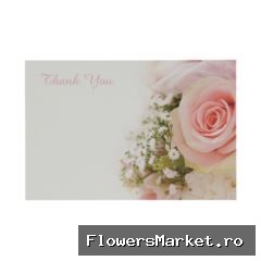 Labels Kaart 9*6cm x50 Th.You Roses