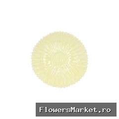 Bloom Daisy Plate Yellow 17x17x4cm Nm
