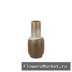 Dion Brown Vase Long Neck 13x12x25cm
