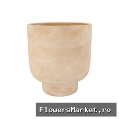 Florence Antique Gold Pot Round 34x34x38cm Nm