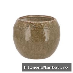 Iron Stone Sand Ball Pot 24x24x16cm Nm