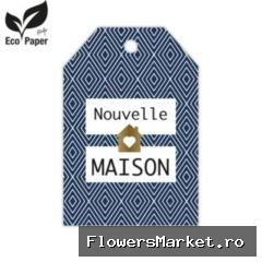 Labels Displ.Card F Maison 5*8cm x20