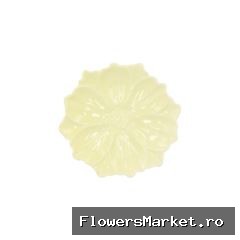Bloom Cosmea Plate Yellow 18x18x4cm Nm