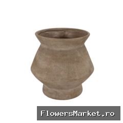 Florence Antique Bronze Vase Round 31x31x30cm Nm