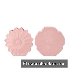 Bloom Pink Vase Daisy Ass 40x11x40cm Nm