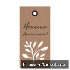 Labels Kaart 5*10cm x20 Anniversaire