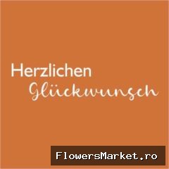 Labels Kaart 7*7cm x20 Glückwunsch