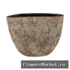 Batu Sand Oval Bowl 37x15x18cm