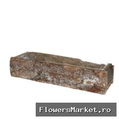 Hout Berk planter 40*12*9cm